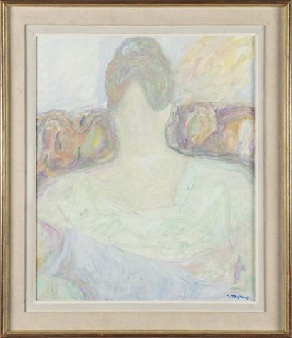 null Jacques TRUPHEMUS (1922-2017)
Portrait d'Aimée 
55x46
Signé en bas à droite,...