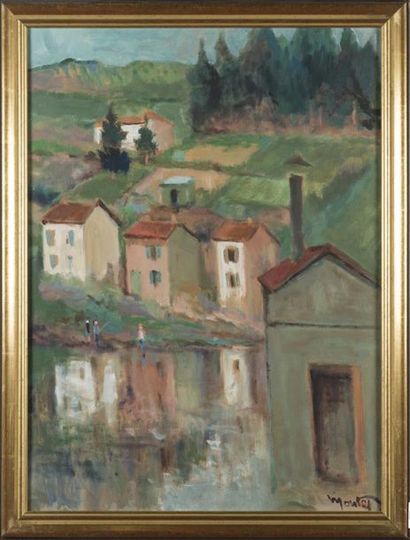 null Maurice MONTET (1906 - 1997)
Paysage
Huile sur toile
Signée en bas à droite...
