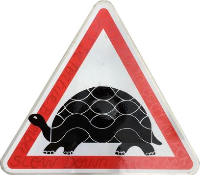 null Marina DH (1968)
Slow down tortoise
Peinture à l'huile sur panneau en aluminium...