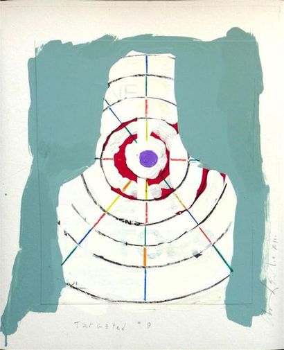 null Charlélie COUTURE (1956)
Target n°8
Peinture acrylique et crayons de couleur...