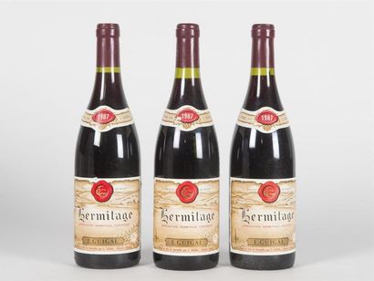 null 3 B HERMITAGE Rouge (2 e.l.a.) Guigal 1987