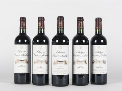 null 5 B CHÂTEAU PRIEURÉ LICHINE (Caisse Bois de 6 remis à l'acquéreur) GCC3 Margaux...