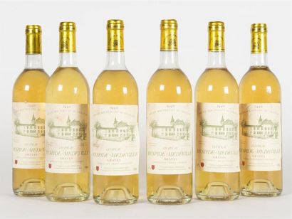 null 6 B CHÂTEAU RESPIDE MÉDEVILLE Blanc (2 B.G; 3 T.L.B; 1 H.E.+; 4 e.l.s. et 2...