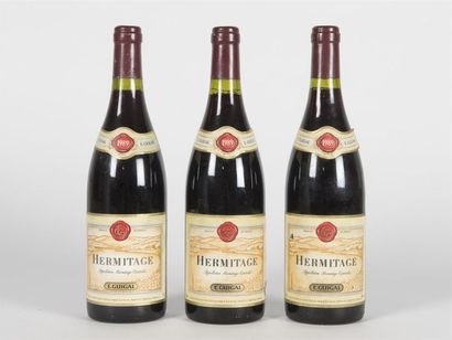 null 3 B HERMITAGE Rouge (2 e.l.a.) Guigal 1989