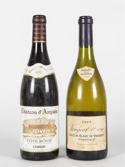 null 1 B CÖTE RÔTIE CHÂTEAU D'AMPUIS (e.l.a; 1 accroc clm.) Guigal 1997
1 B VOUGEOT...