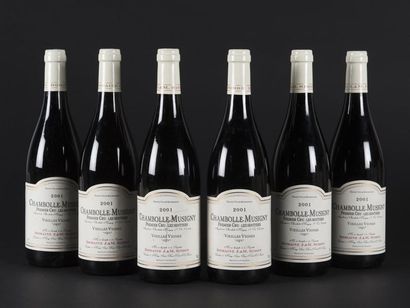 null 6 B CHAMBOLLE-MUSIGNY LES SENTIERS (1er Cru) quelques marques étiquettes Simon...