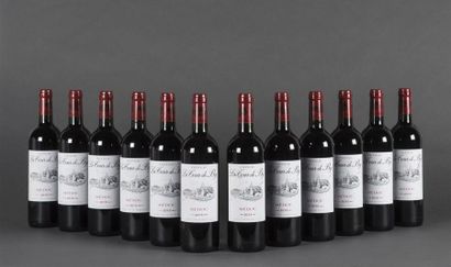 null 12 B CHÂTEAU LA TOUR DE BY (quelques marques étiquettes) Médoc 2015