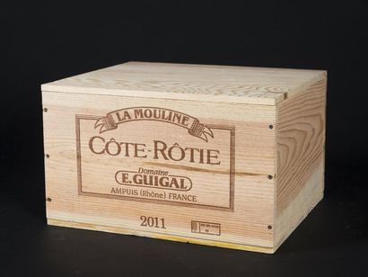 null 6 B CÔTE RÔTIE LA MOULINE (Caisse Bois) Guigal 2011