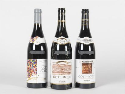 null CAISSE BOIS DE 3 BOUTEILLES COMPRENANT : Guigal 2013
1 B CÔTE RÔTIE LA TURQUE...