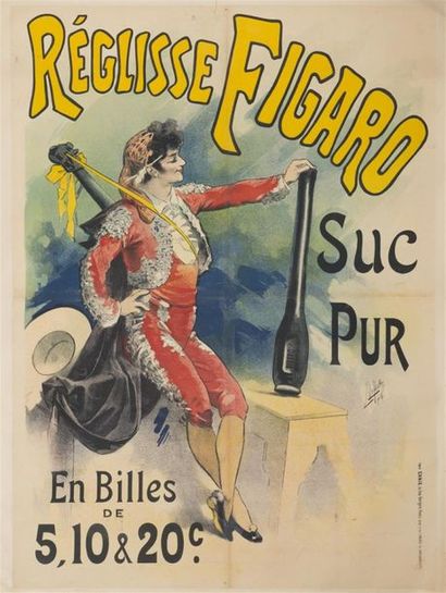 null LEFEVRE
Le réglisse Figaro imprimerie CHAIX PARIS, rue Bergère
119x 85 cm