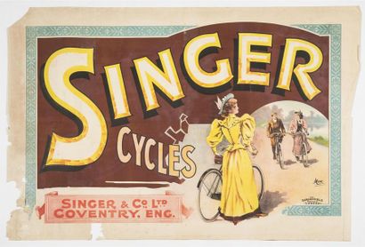 null MOORE George - Singer CYCLES - Coventry. London & Paris. Imp. DARGERFIELD London...