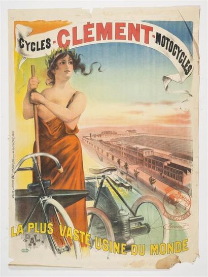 null PAL (Jean de Paléologue, dit) - Cycles CLÉMENT. Motocycles. Plus vaste usine...