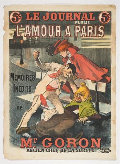 null Anonyme 15 - LE JOURNAL ''Publie'' L'Amour à Paris. Mr. GORON. Imp. Paul Dupont....