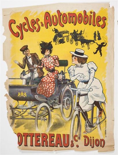 null Anonyme - Cycles et Automobiles COTTEREAU. Dijon. Imp. Vercasson, Paris. Manque...