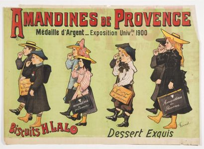 null FERNEL Fernand - AMANDINES DE PROVENCE. Biscuits H. Lalo. Imp. Vercasson, Paris...