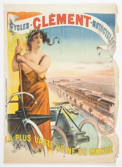 null PAL (Jean de Paléologue, dit) - Cycles CLÉMENT. Motocycles. Plus vaste usine...