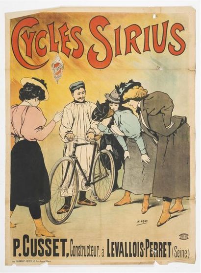 null GRAY (Henri Boulanger) - Cycles SIRIUS. P. Cusset, constructeur à Levallois....