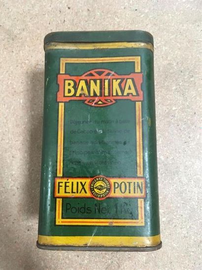 null FELIX POTIN boite en tôle lithographiée BANIKA