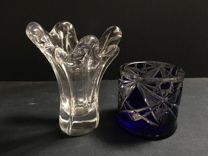 null Petits vases en cristal et cristal de Bohème