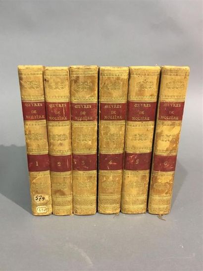 null Moliere Les oeuvres de Molière
6 volumes 