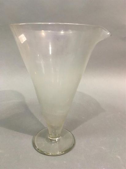 null Grand vase en verre 
H: 36 cm