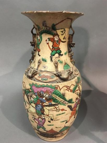 null NANKIN vase en porcelaine
H: 43 cm