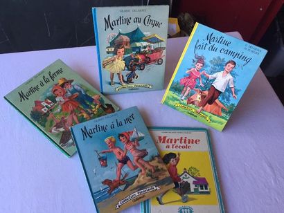 null Cinq volumes de Martine