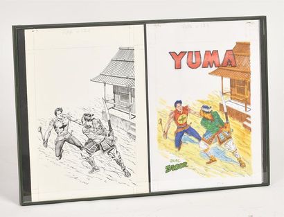 null Couverture originale du petit format "YUMA" n°174 parue chez "LUG"
Accompagnée...