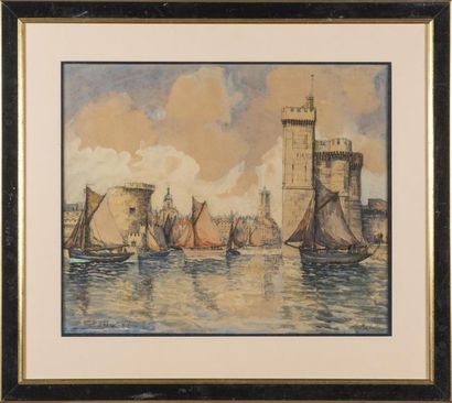 null Franck WILL (1900 - 1951)
La Rochelle
Aquarelle, signée en bas à gauche
46 x...