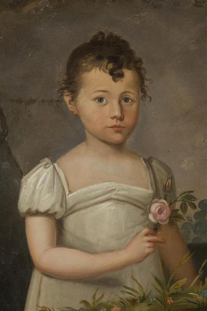 null Ecole française 19ème siècle
Portrait de Louis FAURE à l'âge de 5 ans
Huile...