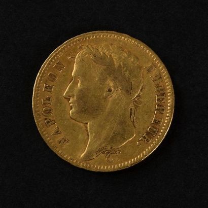 null 1 Pièce OR Napoléon Empereur Tête laurée 40F de 1811 (12,80)