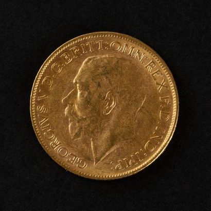 null 1 pièce OR Angleterre Georges V de 20 shillings 1915 (7,98)