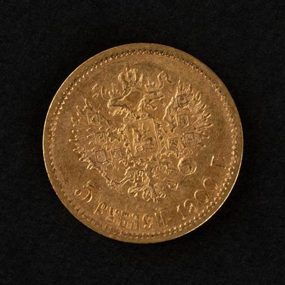 null 19 pièces OR de 5 ROUBLES Nicolas II Russie 1897 - 1898 - 1899 - 1900 - 1902...