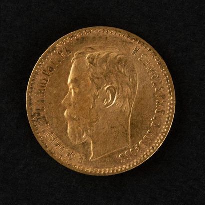 null 19 pièces OR de 5 ROUBLES Nicolas II Russie 1897 - 1898 - 1899 - 1900 - 1902...