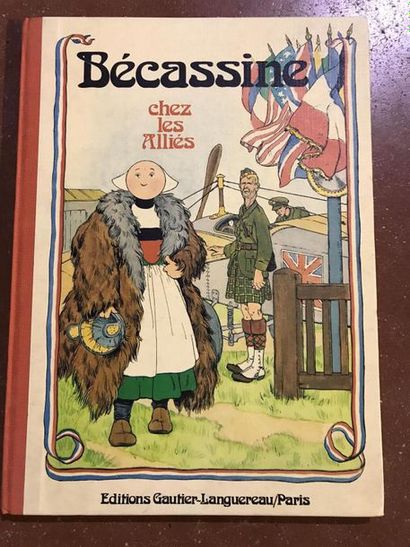 null Bécassine chez les alliés - Rare anomalie = relié à l'envers - 1971 - Très bel...