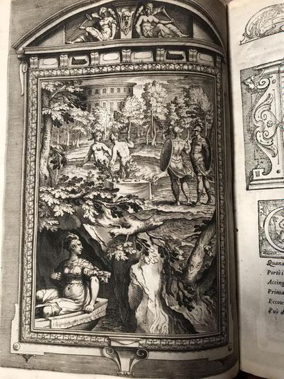 null TASSE (T.). La Gerusalemme Genova, G. Pavoni, 1617, (reliure postérieur dos...
