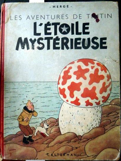 null HERGE TINTIN ET L'ETOILE MYSTERIEUSE 
Casterman vers 1950
Cartonnage éditeur...