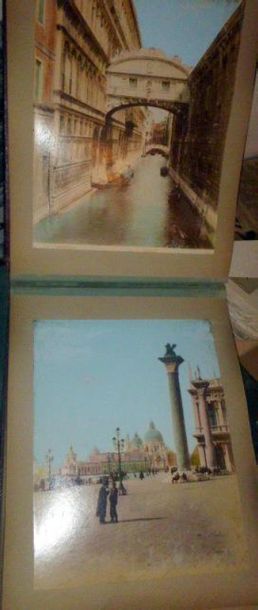 null VENISE  / FRANCE 
Album contenant 190 Clichés des Années 1900 
Venise,Paysages...