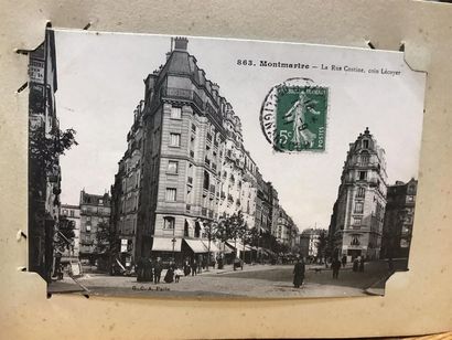 null Album de 100 cartes postales, Paris vécu et divers 
