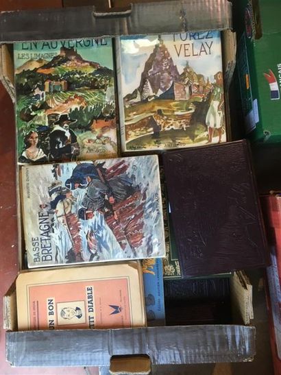 null Lot de livres sur le Forez et le Lyonnais