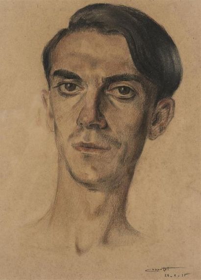 null Edouard CHAPOTAT 1914-1971
Portrait d'André FIOL
Pastel sur papier
39 x 29 ...