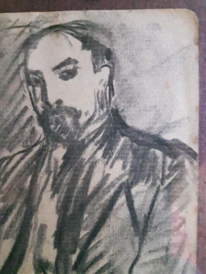 null Hippolyte LETY (1878 - 1959)
Dessin préparatoire pour le portrait de Fernand...