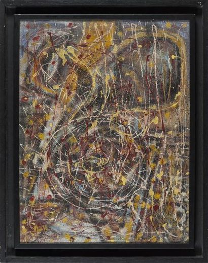 null André FIOL (1915-1999)
Composition verte
Huile sur toile
42 x 69 cm
Contresigné...