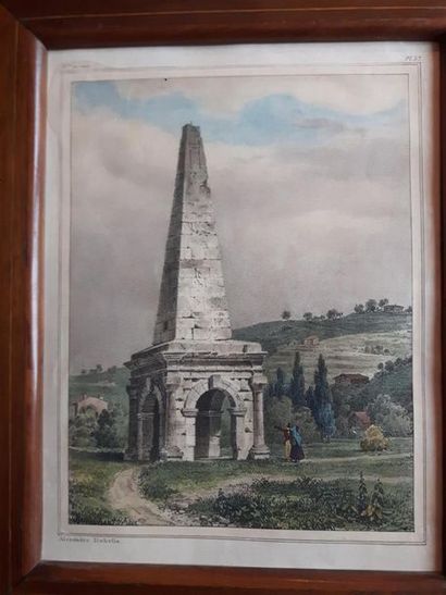 null Alexandre DEBELLE (1805-1897)
La Pyramide
Gravure sur papier
17 x 23 cm