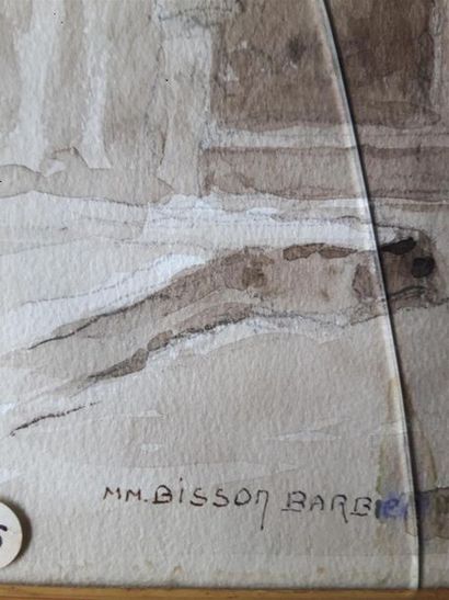 null Marie-Monique BISSON-BARBIER 
La Bastie d'Urfé (Loire)
Aquarelle sur papier
31...