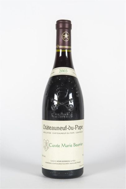 null 1 B CHATEAUNEUF DU PAPE MARIE BEURRIER Bonneau 2003