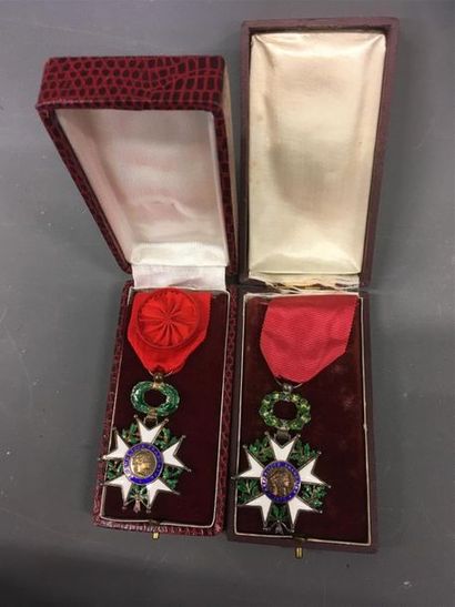 null Deux médailles de la Légion d'honneur