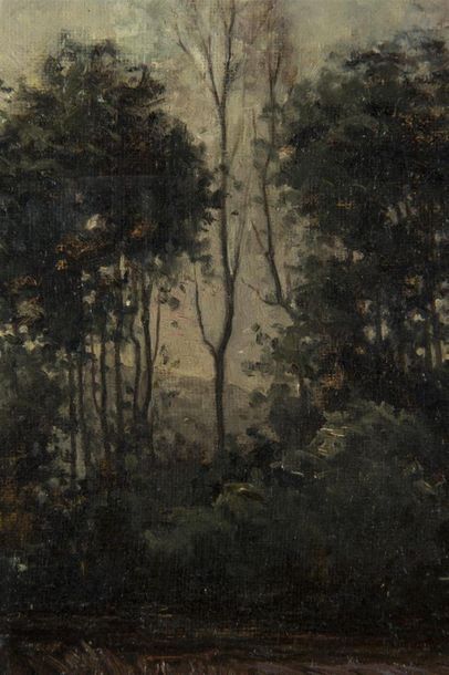 null Eugéne BAYET (1875 - 1937) (élève de Ravier)
Le chemin
huile sur toile , signée...