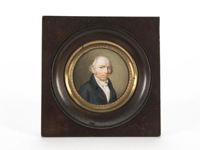 null Portrait d'homme avec perruque, miniature sur ivoire Louis XVI
3 x 2,5
Joint...