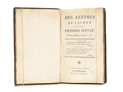 null MIRABEAU (Honore Gabriel Riqueti comte de) : Des lettres de cachet et des prisons...